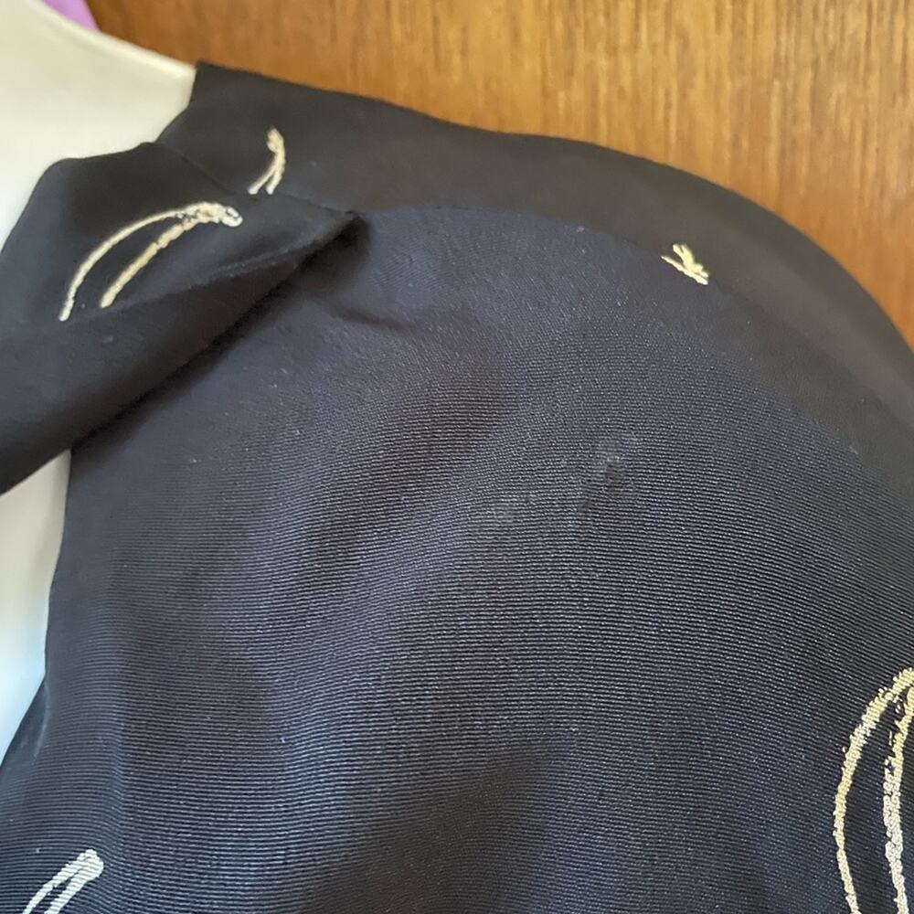 Vtg Witch moon midi dress black - Picture 8 of 10